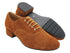 919101 265 Dark Brown Suede with gum rubber sole 1" Standard Heel in the photo