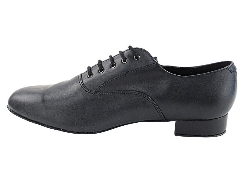 919101W Black Leather in wide width with 1" Standard Heel in the picture