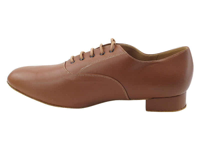919101 Coffee Brown Leather with 1" heel in the photo