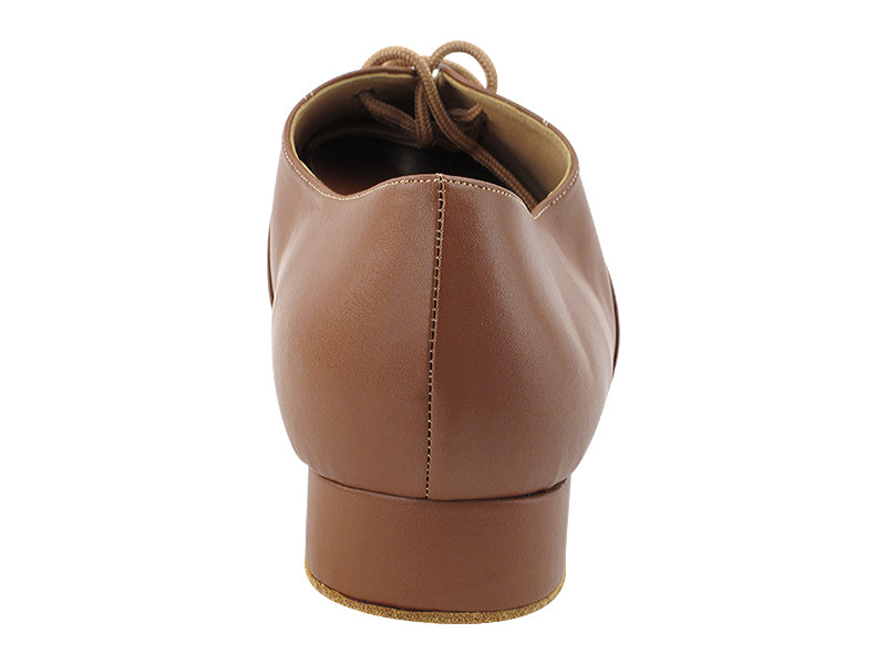 919101 Coffee Brown Leather with 1" heel in the photo