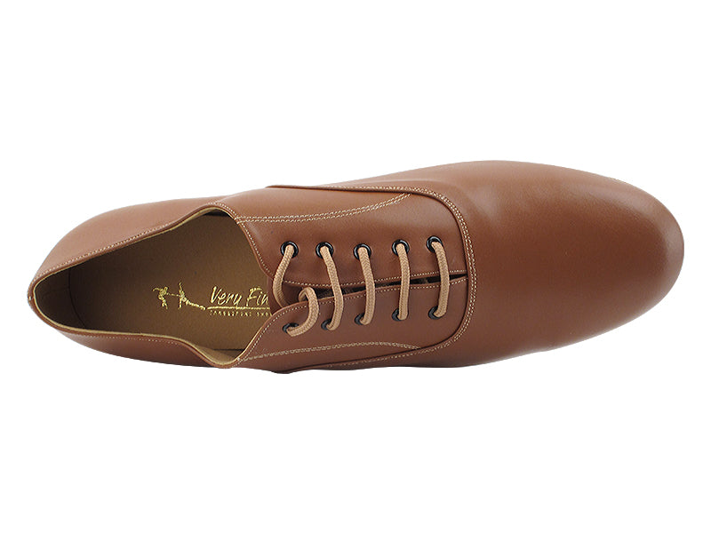919101 Coffee Brown Leather with 1" heel in the photo