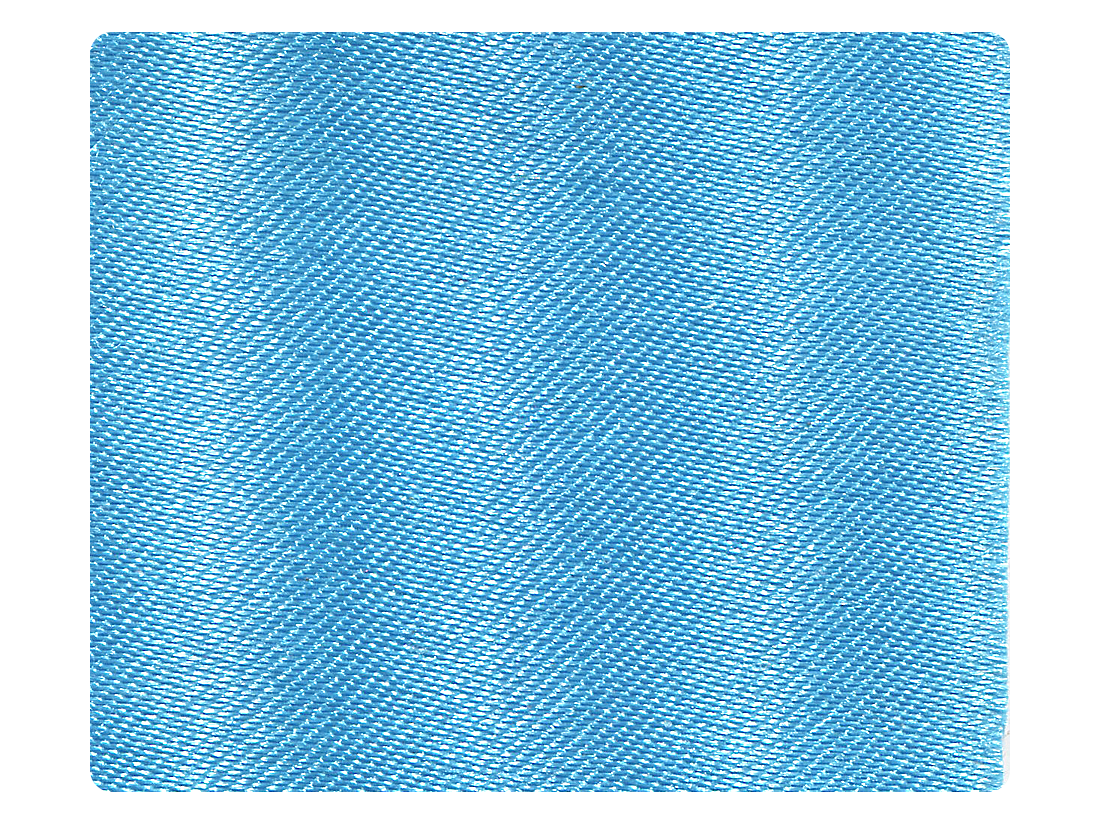 95 Light Blue Satin Fabric Swatch
