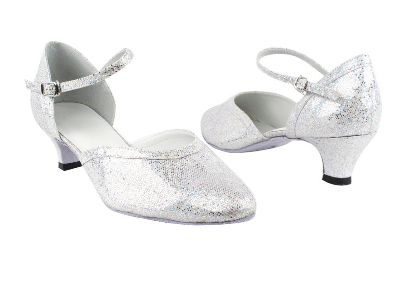 9621 107 Silver Scale_Whole Shoes with 1.3" Heel in the photo