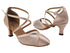 9622 135 Light Brown Satin_054 Flesh Mesh with 2.5" Heel (2899) in the photo