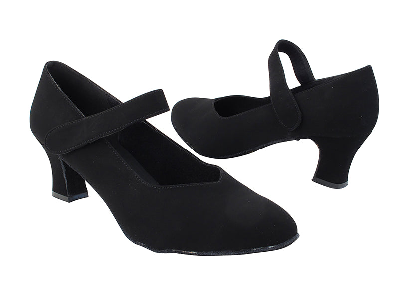 9626 136 Black Nubuck with 2.2" Thick Cuban Heel (318) in the photo