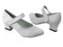 9626 White Leather with 2" Thick Cuban Heel in the photo