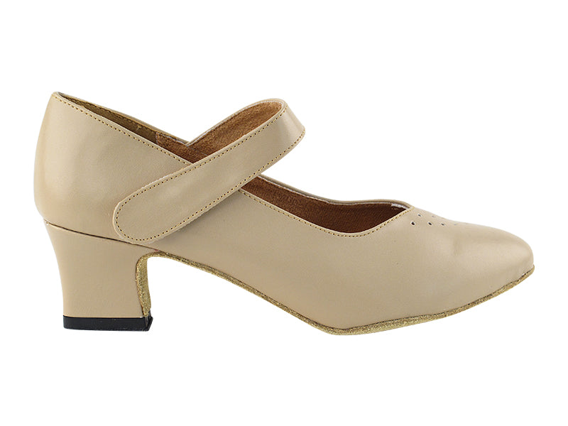 9626 Tan Leather with 2" Thick Cuban heel in the photo