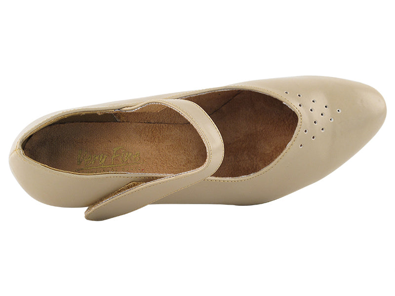 9626 Tan Leather with 2" Thick Cuban heel in the photo