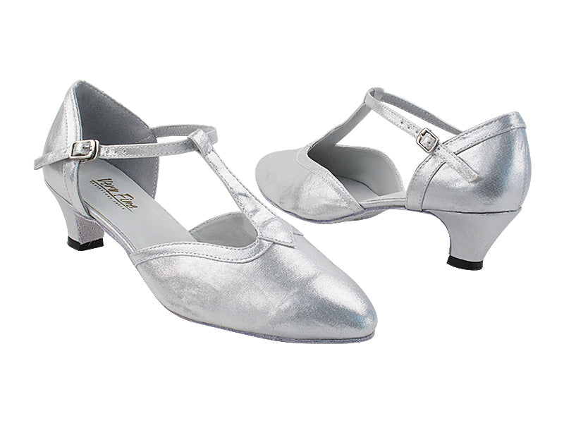 9627 259 Silver Satin_259 Silver Satin Trim with 1.3" Cuban Heel (387) in the photo