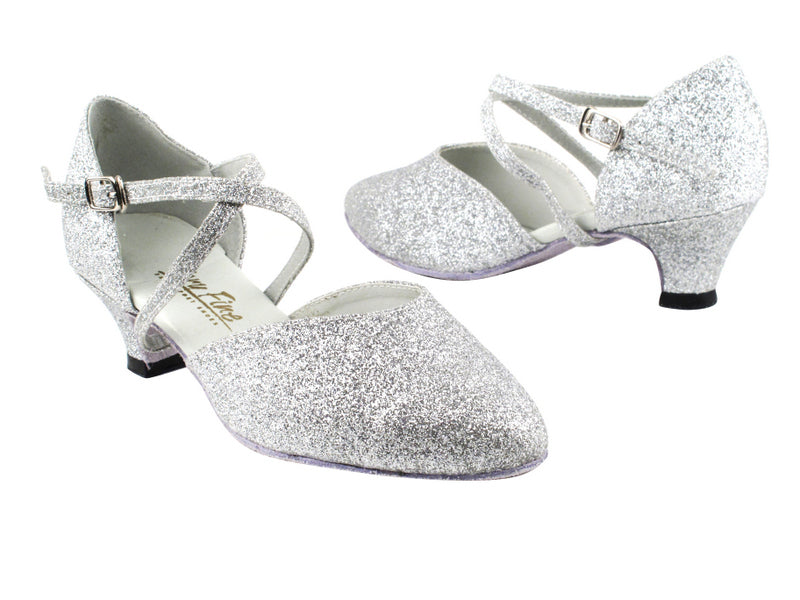 9691 126 Silver Stardust with 1.3" Heel in the photo