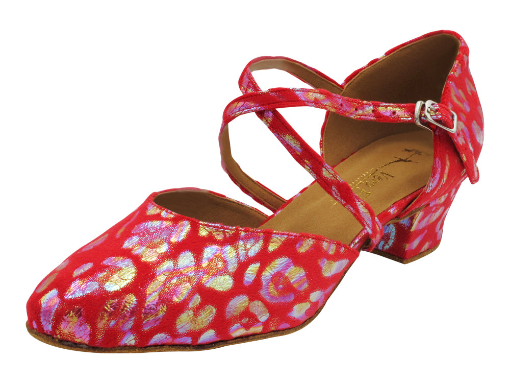 9691LEDSS Red Iridescent Seashells with 1.5" Heel (2001) in the photo