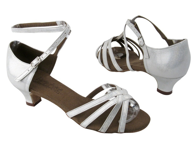 C1606 BD31 Laser White with 1.2" Cuban heel in the photo