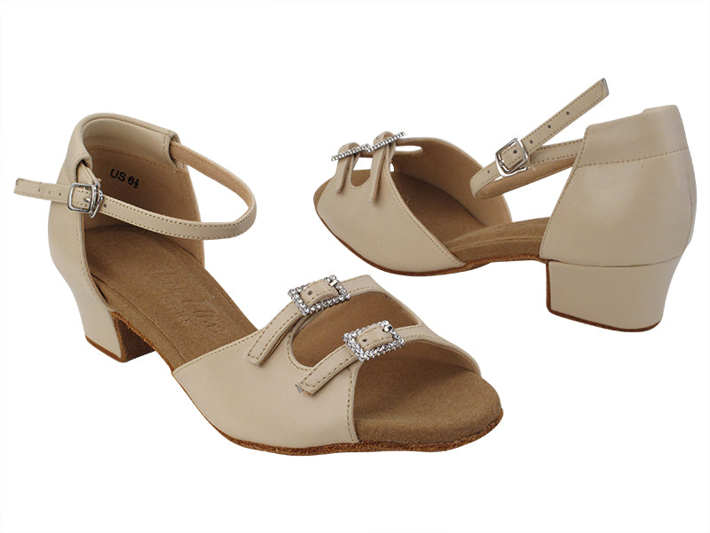 C1620 302 Light Beige PU_Stone with 1.5" Heel (NTD) in the photo