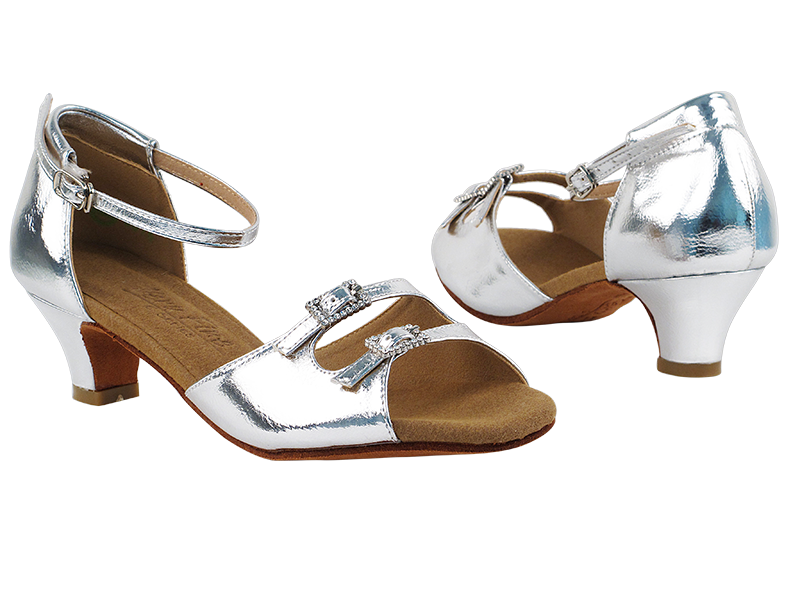 C1620 Silver Leather with 1.2" Cuban Heel in the photo
