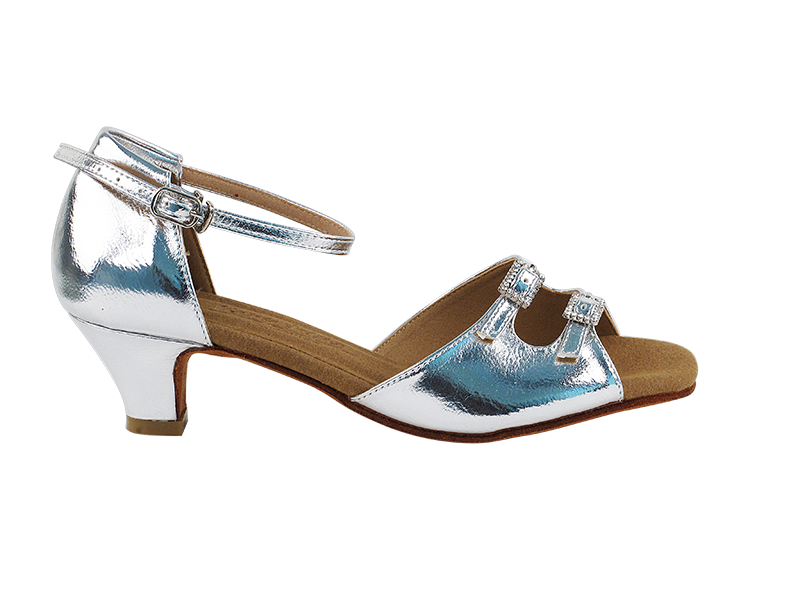 C1620 Silver Leather with 1.2" Cuban Heel in the photo