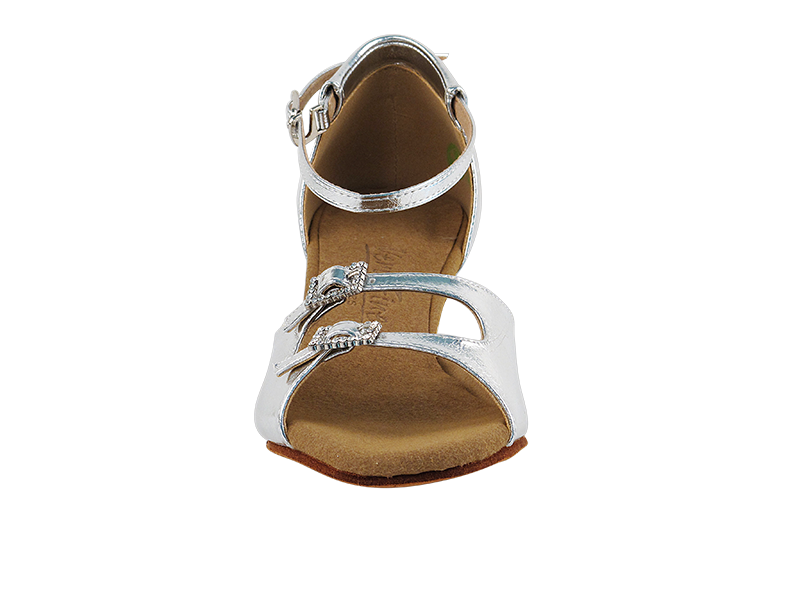 C1620 Silver Leather with 1.2" Cuban Heel in the photo
