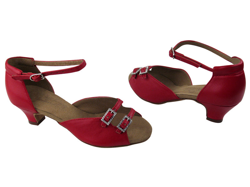 C1620 BA50 Red Leather with 1.2" Cuban Heel in the photo