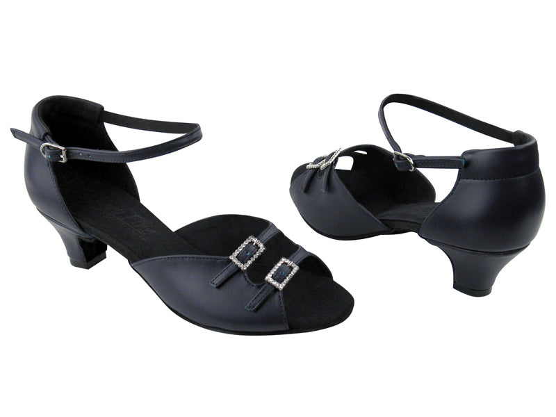 C1620 BE13 Purple Blue Leather with 1.2" Cuban Heel in the photo