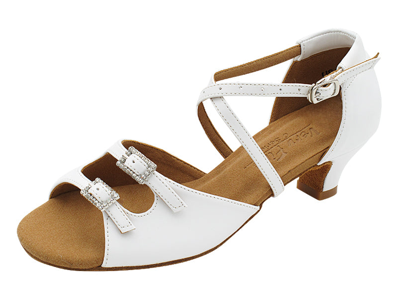 C1625 277 White Leather with 1.2" Cuban Heel (CI) in the photo