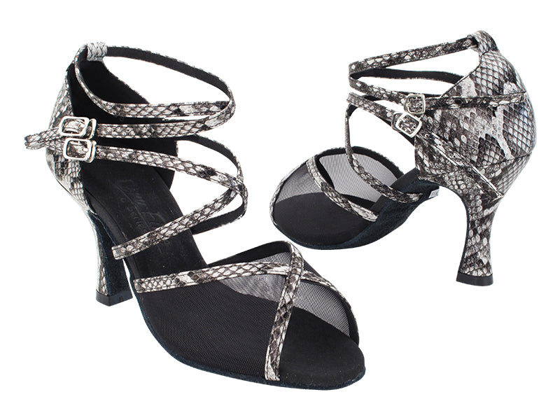 C1630 243 Black Snake PU_Black Mesh