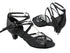 C1630 BD12 Black Satin_Black Mesh with 1.2" heel in the photo
