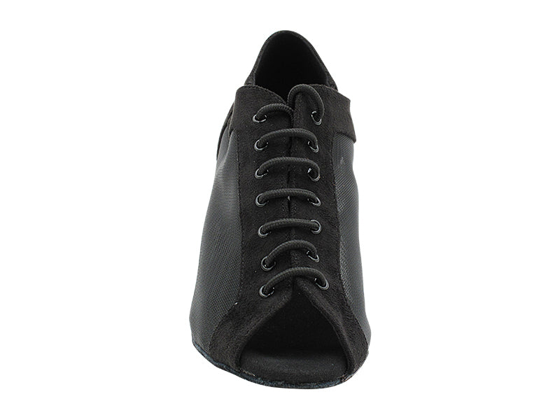 C1643 Black Nubuck & Black Mesh with 1.6" Medium Heel (NJ) in the photo