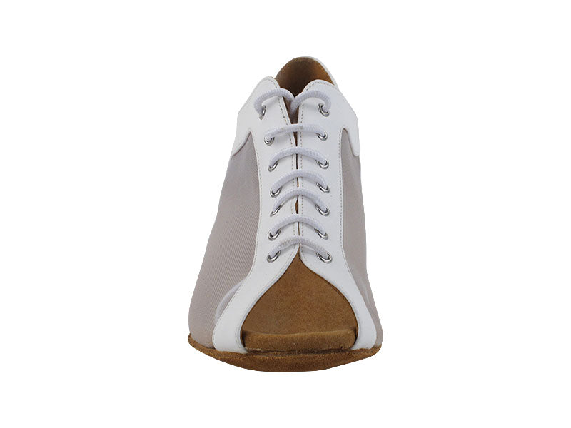 C1643 218 White Leather_White Mesh with 1.5" Heel (NTD) in the photo