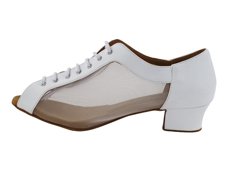 C1643 218 White Leather_White Mesh with 1.5" Heel (NTD) in the photo