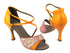 C1659 BF25 Orange Sparkle_BA52 Fluorescent Orange with 3.5" heel in the photo