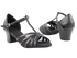 C16612 Black Leather with 1.6" Medium Heel in the photo