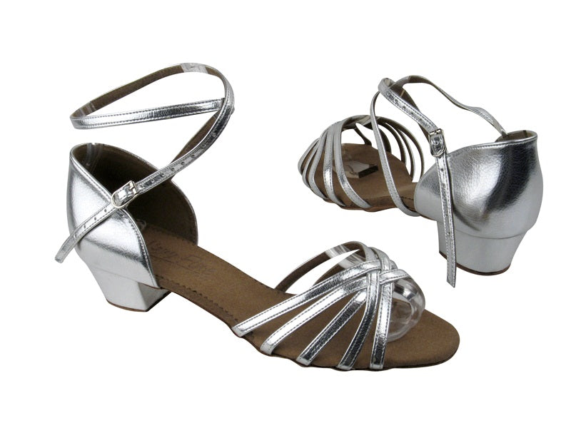 C1670C BA32 Silver PU with 1.6" Medium heel in the photo