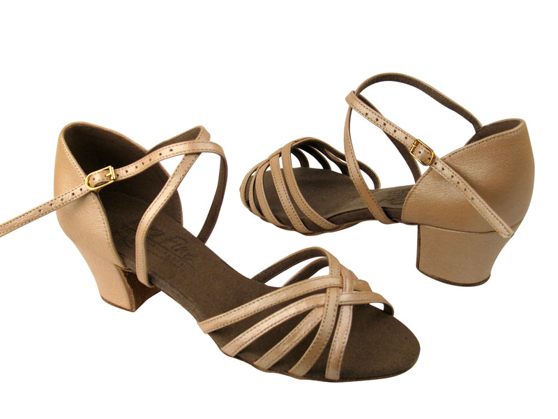 C1670C BC1 Light Tan Light Leather with 1.6" Medium heel in the photo