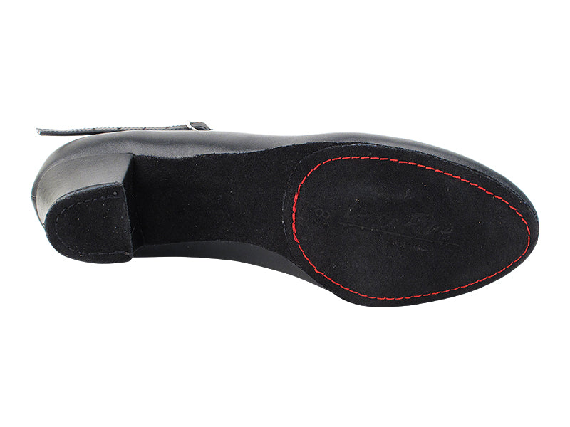 C1682DB Black Leather with 1.6" medium heel (NJ) in the photo