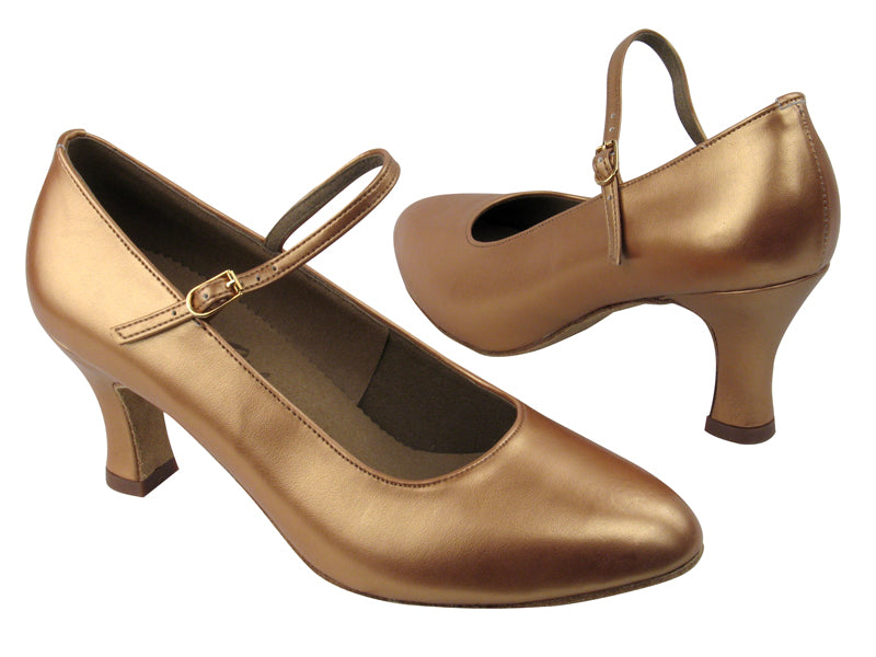 C1682 BA30 Copper Nude Leather with 2.5" heel in the photo