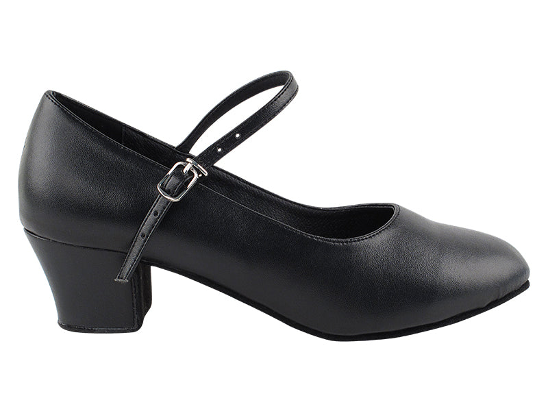 C1682DB Black Leather with 1.6" medium heel (NJ) in the photo