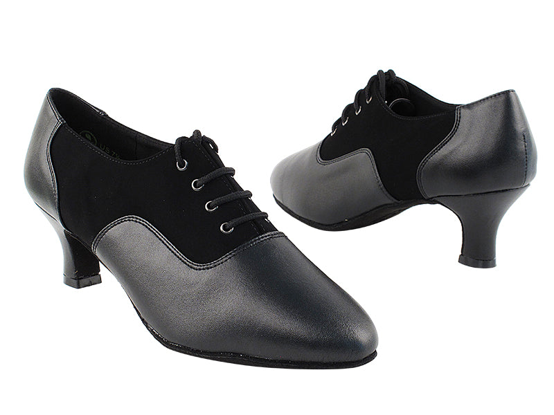 C1688 Black Nubuck_ Black with 2" Slim Heel in the photo