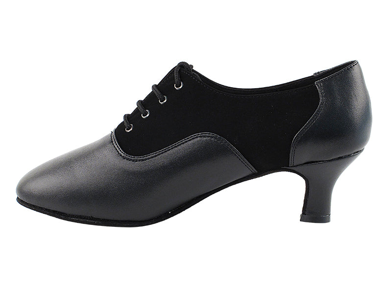 C1688 Black Nubuck_ Black with 2" Slim Heel in the photo