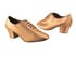 C2001 2 Tan Satin with 1.6" medium heel in the photo