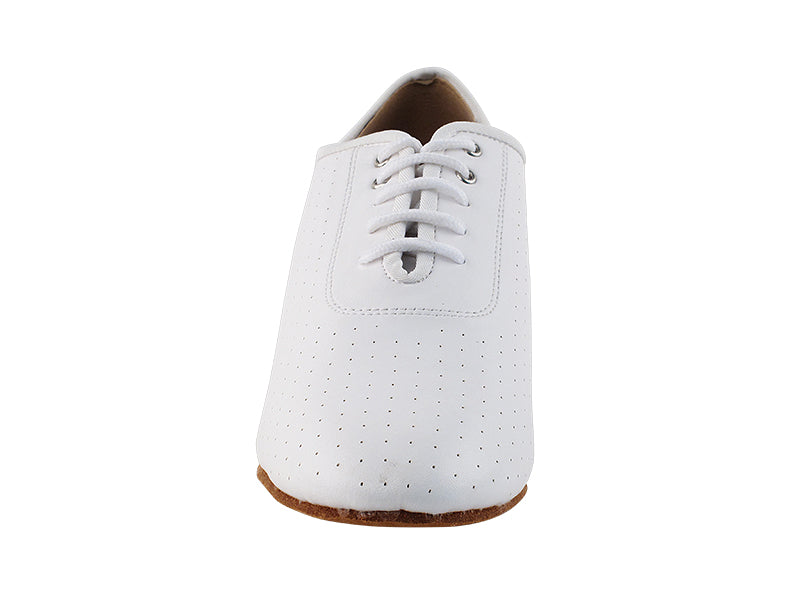 C2001 White Leather with 1.6" Medium Heel in the photo