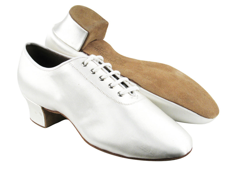 C2302 BD13 White Satin with 1.5" heel in the photo