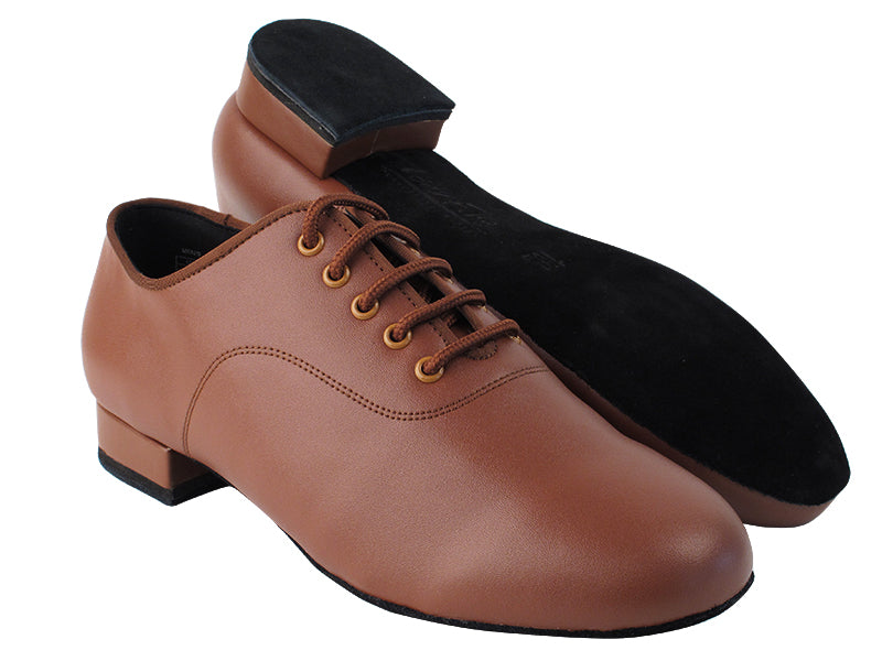 C2503 Coffee Brown Leather with 1" heel in the photo