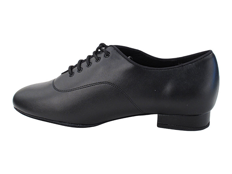 C2503DB Black Leather with 1" Standard Heel in the photo