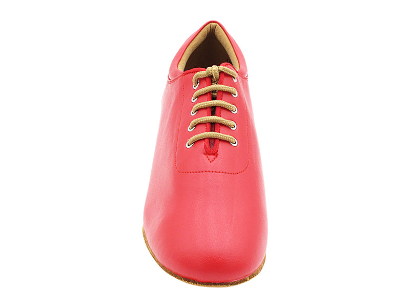 C2601 266 Red Leather with 1.6" Medium Heel (NJ) in the photo