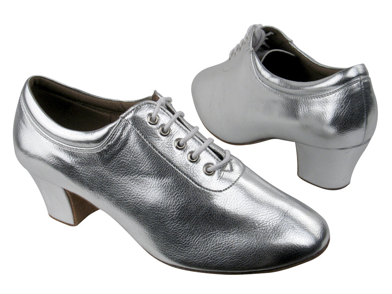 C2601 BA32 Silver Leather with 1.6" Medium heel in the photo