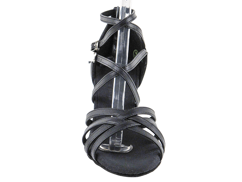 C5008 Black Leather with 2.5" Heel in the photo