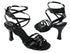 C5009 BA60 Black Patent with 3" Flare heel in the photo