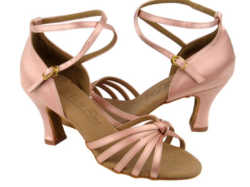 C6005 Flesh Satin with 2.5" heel in the photo