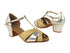 C6006 Soft Gold_Gold Scale with 1.6" Medium Heel in the photo
