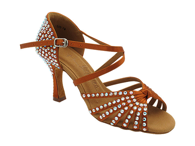 C6007XCC-16AB Copper Tan Satin with 3" (5059) in the photo