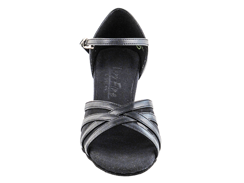 C6027 Black Leather with 2.5" Heel in the photo